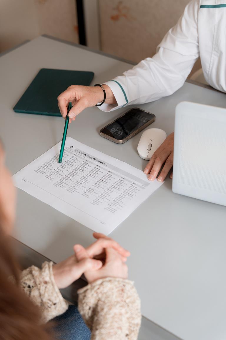 Consulta nutricional personalizada